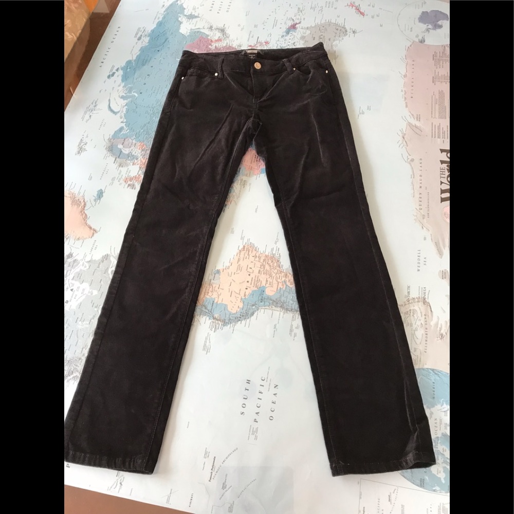 WHBM Women’s Velvet Noir Jeans Size 0S (XXS) Slim